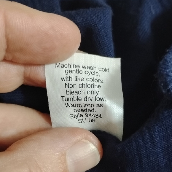 J. Crew Dark Blue Sleeveless Casual Preppy Classic Midi Dress With Pockets - Picture 6 of 14